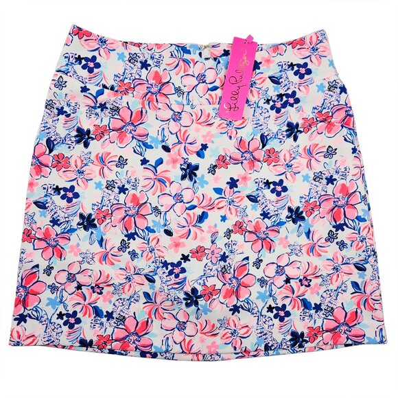 Lilly Pulitzer Jonas Skort Resort White Party Like A Lobstar - Picture 2 of 7